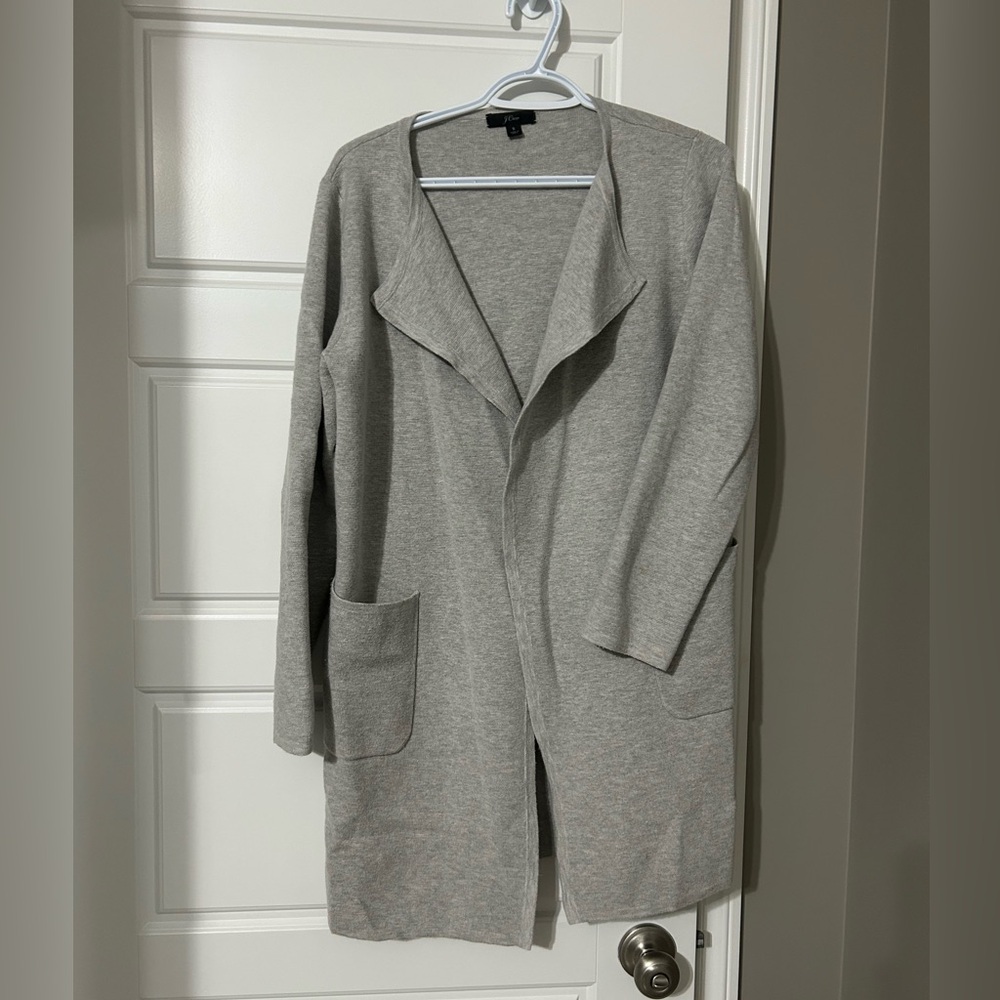 J Crew Grey Cardigan